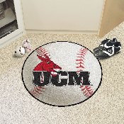 Central Missouri Mules Baseball Rug - 27in. Diameter, 377