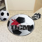 Central Missouri Mules Soccer Ball Rug - 27in. Diameter, 378
