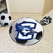 Creighton Bluejays Soccer Ball Rug - 27in. Diameter, 404