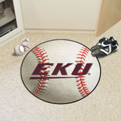 Eastern Kentucky Colonels Baseball Rug - 27in. Diameter, 450