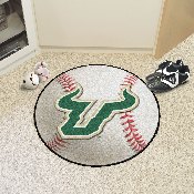 South Florida Bulls Baseball Rug - 27in. Diameter, 537