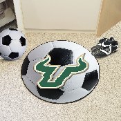 South Florida Bulls Soccer Ball Rug - 27in. Diameter, 538