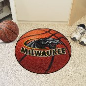 Wisconsin-Milwaukee Panthers Basketball Rug - 27in. Diameter, 554