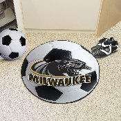 Wisconsin-Milwaukee Panthers Soccer Ball Rug - 27in. Diameter, 556