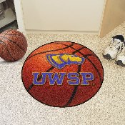 Wisconsin-Stevens Point Pointers Basketball Rug - 27in. Diameter, 572