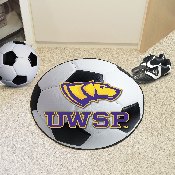 Wisconsin-Stevens Point Pointers Soccer Ball Rug - 27in. Diameter, 574