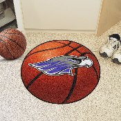 Wisconsin-Whitewater Pointers Basketball Rug - 27in. Diameter, 585