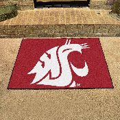 Washington State Cougars All-Star Rug - 34 in. x 42.5 in. - WSU Primary Logo, 629