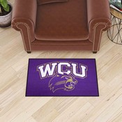 Western Carolina Catamounts Starter Mat Accent Rug - 19in. x 30in., 648