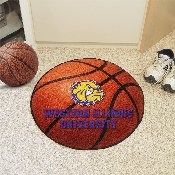 Western Illinois Leathernecks Basketball Rug - 27in. Diameter, 653