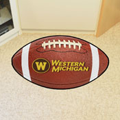 Western Michigan Broncos Football Rug - 20.5in. x 32.5in., 661