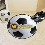 Western Michigan Broncos Soccer Ball Rug - 27in. Diameter, 664