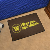 Western Michigan Broncos Starter Mat Accent Rug - 19in. x 30in., 666