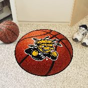 Wichita State Shockers Basketball Rug - 27in. Diameter, 680