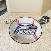 Georgia Southern Eagles Baseball Rug - 27in. Diameter - GS Eagle Head Logo, 787