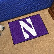 Northwestern Wildcats Starter Mat Accent Rug - 19in. x 30in. - N Primary Logo, 830