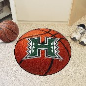 Hawaii Rainbows Basketball Rug - 27in. Diameter, 842