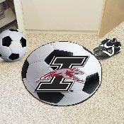 Indianapolis Greyhounds Soccer Ball Rug - 27in. Diameter, 982