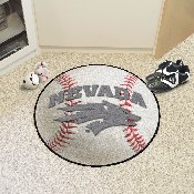 Nevada Wolfpack Baseball Rug - 27in. Diameter, 1002