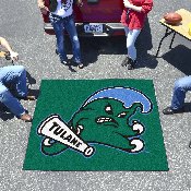 Tulane Green Wave Tailgater Rug - 5ft. x 6ft., 1049