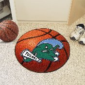 Tulane Green Wave Basketball Rug - 27in. Diameter, 1050