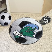Tulane Green Wave Soccer Ball Rug - 27in. Diameter, 1053