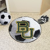 Baylor Bears Soccer Ball Rug - 27in. Diameter - Interlocking BU Primary Logo, 1054