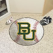 Baylor Bears Baseball Rug - 27in. Diameter - Interlocking BU Primary Logo, 1056