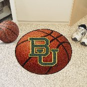 Baylor Bears Basketball Rug - 27in. Diameter - Interlocking BU Primary Logo, 1057
