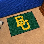 Baylor Bears Starter Mat Accent Rug - 19in. x 30in. - Interlocking BU Primary Logo - Black, 1061