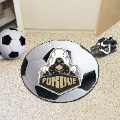 Purdue Boilermakers Soccer Ball Rug - 27in. Diameter, Train Logo, 1072