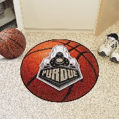 Purdue Boilermakers Basketball Rug - 27in. Diameter, Train Logo, 1079