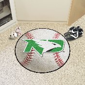 North Dakota Fighting Hawks Baseball Rug - 27in. Diameter, 1217