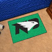 North Dakota Fighting Hawks Starter Mat Accent Rug - 19in. x 30in. - ND Hawk Primary Logo, 1222