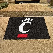 Cincinnati Bearcats All-Star Rug - 34 in. x 42.5 in. - Claw C Primary Logo, 1246