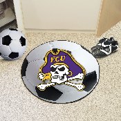 East Carolina Pirates Soccer Ball Rug - 27in. Diameter, 1303