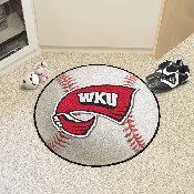 Western Kentucky Hilltoppers Baseball Rug - 27in. Diameter, 1325