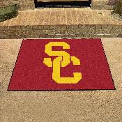 Southern California Trojans All-Star Rug - 34 in. x 42.5 in. - SC Primary Logo, 1346