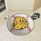 Minnesota-Duluth Bulldogs Baseball Rug - 27in. Diameter, 1415