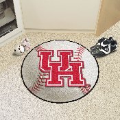 Houston Cougars Baseball Rug - 27in. Diameter, 1524