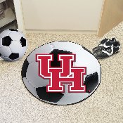 Houston Cougars Soccer Ball Rug - 27in. Diameter, 1525