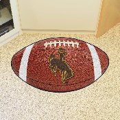 Wyoming Cowboys Football Rug - 20.5in. x 32.5in., 1576