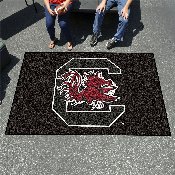 South Carolina Gamecocks Ulti-Mat Rug - 5ft. x 8ft. - C with Gamecock Primary Logo, 1592