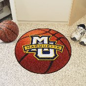 Marquette Golden Eagles Basketball Rug - 27in. Diameter, 1604