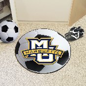 Marquette Golden Eagles Soccer Ball Rug - 27in. Diameter, 1608