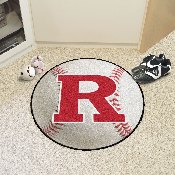 Rutgers Scarlett Knights Baseball Rug - 27in. Diameter - Block R Primary Logo, 1632