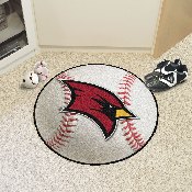 Saginaw Valley State Cardinals Baseball Rug - 27in. Diameter, 1650