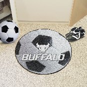 Buffalo Bulls Soccer Ball Rug - 27in. Diameter, 1687