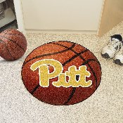 Pitt Panthers Basketball Rug - 27in. Diameter, 1715