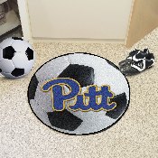 Pitt Panthers Soccer Ball Rug - 27in. Diameter, 1716